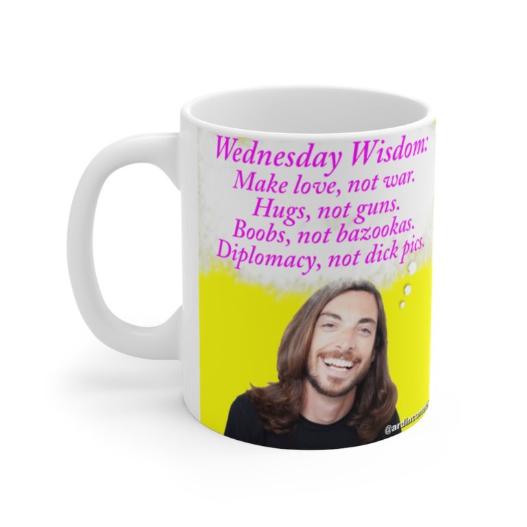 Wednesday Wisdom - Ardin's Peace, Love, and Happiness Mug - 11oz