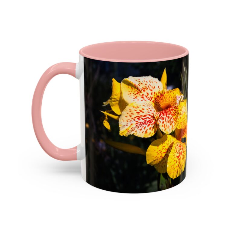 Vibrant Floral Accent Coffee Mug, Botanical Art Mug, Floral Gift for Friends, Colorful Coffee Cup, Nature Lover's Drinkware - Image 5