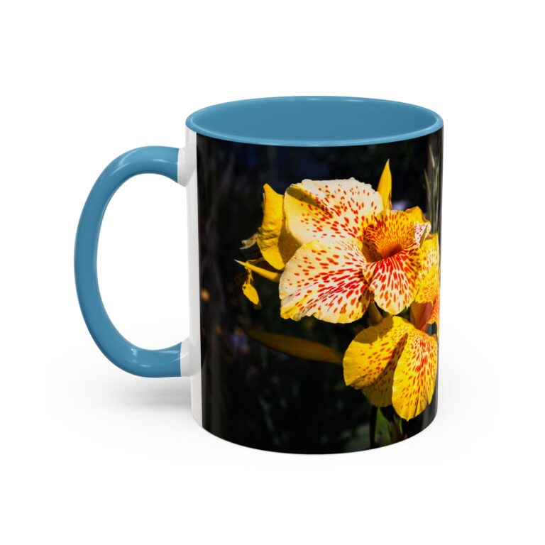 Vibrant Floral Accent Coffee Mug, Botanical Art Mug, Floral Gift for Friends, Colorful Coffee Cup, Nature Lover's Drinkware - Image 11
