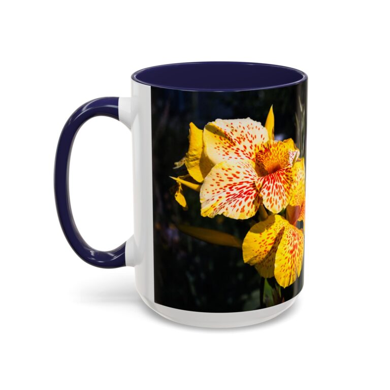 Vibrant Floral Accent Coffee Mug, Botanical Art Mug, Floral Gift for Friends, Colorful Coffee Cup, Nature Lover's Drinkware - Image 8