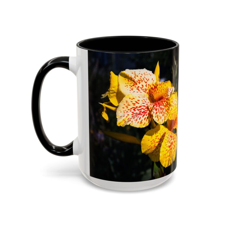 Vibrant Floral Accent Coffee Mug, Botanical Art Mug, Floral Gift for Friends, Colorful Coffee Cup, Nature Lover's Drinkware - Image 7