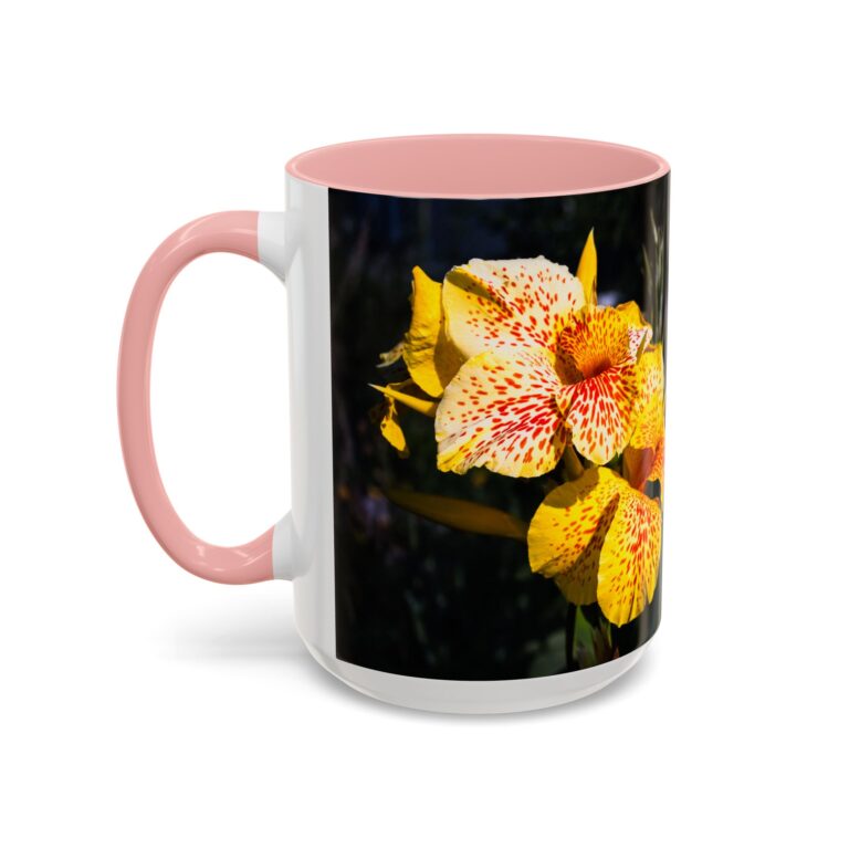 Vibrant Floral Accent Coffee Mug, Botanical Art Mug, Floral Gift for Friends, Colorful Coffee Cup, Nature Lover's Drinkware - Image 9