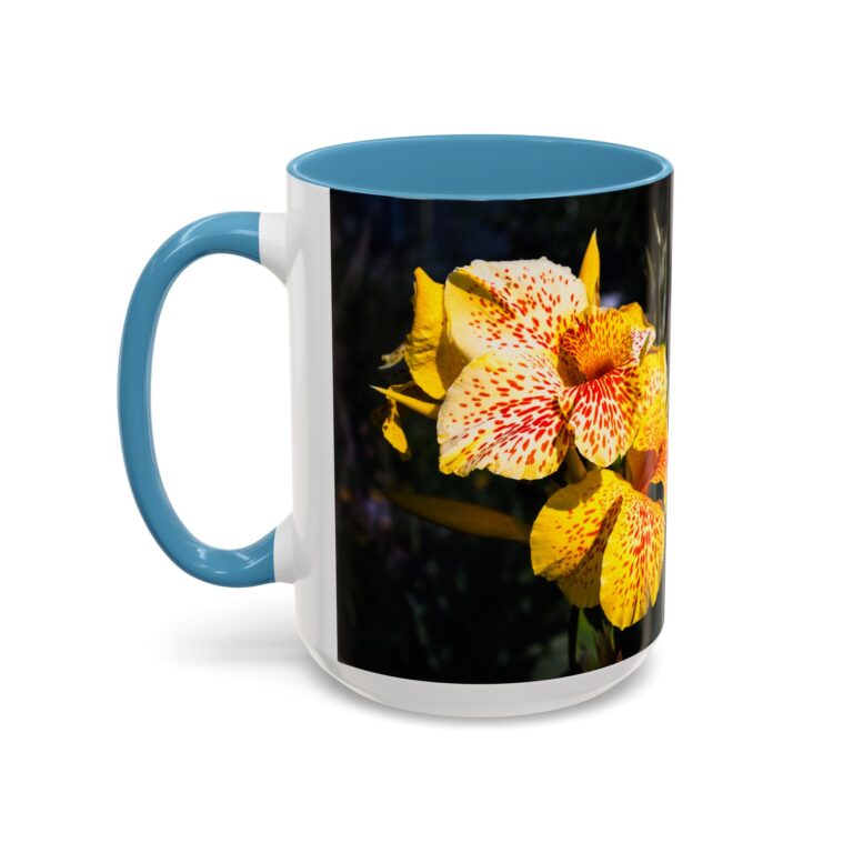 Vibrant Floral Accent Coffee Mug, Botanical Art Mug, Floral Gift for Friends, Colorful Coffee Cup, Nature Lover's Drinkware - Image 12