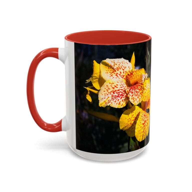 Vibrant Floral Accent Coffee Mug, Botanical Art Mug, Floral Gift for Friends, Colorful Coffee Cup, Nature Lover's Drinkware - Image 10